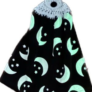 Kitchen Towel With Crochet Top